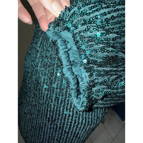 Party Dress green sequins size L Guess - Picture 12 of 16